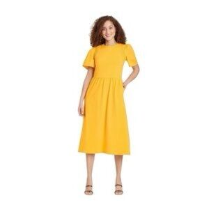 Who What Wear Yellow Dress
